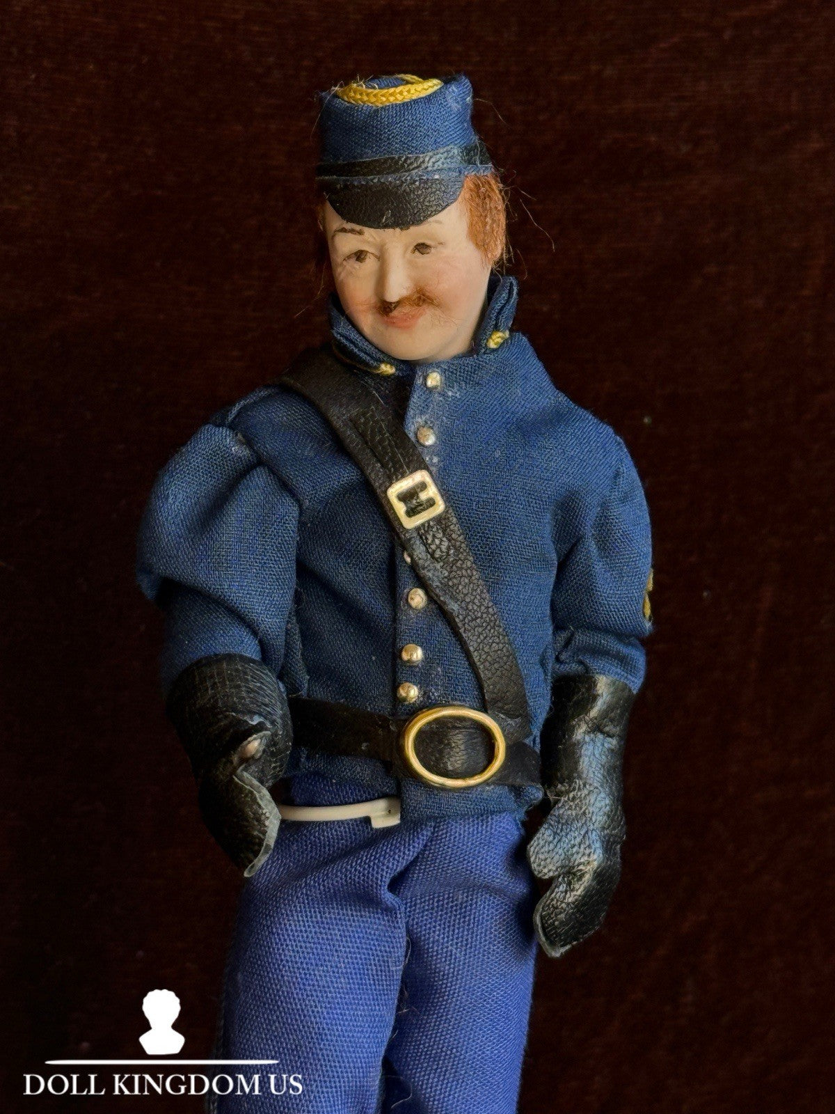 Miniature Artist Porcelain Dollhouse 1:12 Soldier Character Doll