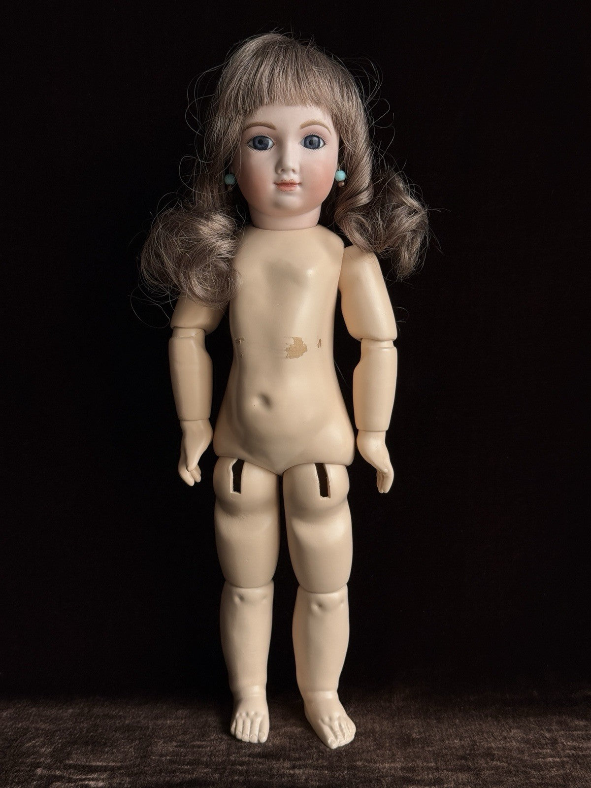 Vintage Lynda & Alan Marx Porcelain 15” Repro of Antique French Thuillier Doll