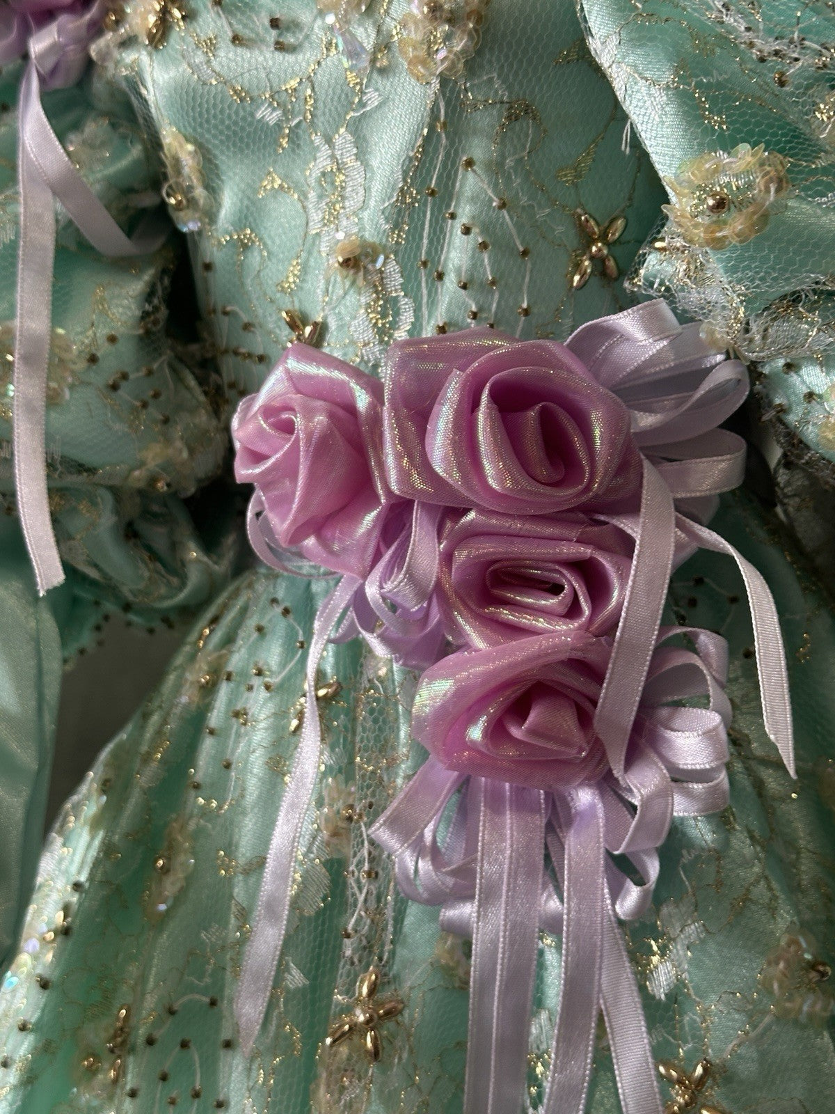 Collectible Large 42” Porcelain Doll “Rustie ” by Rustie LE 2000 COA/Stand