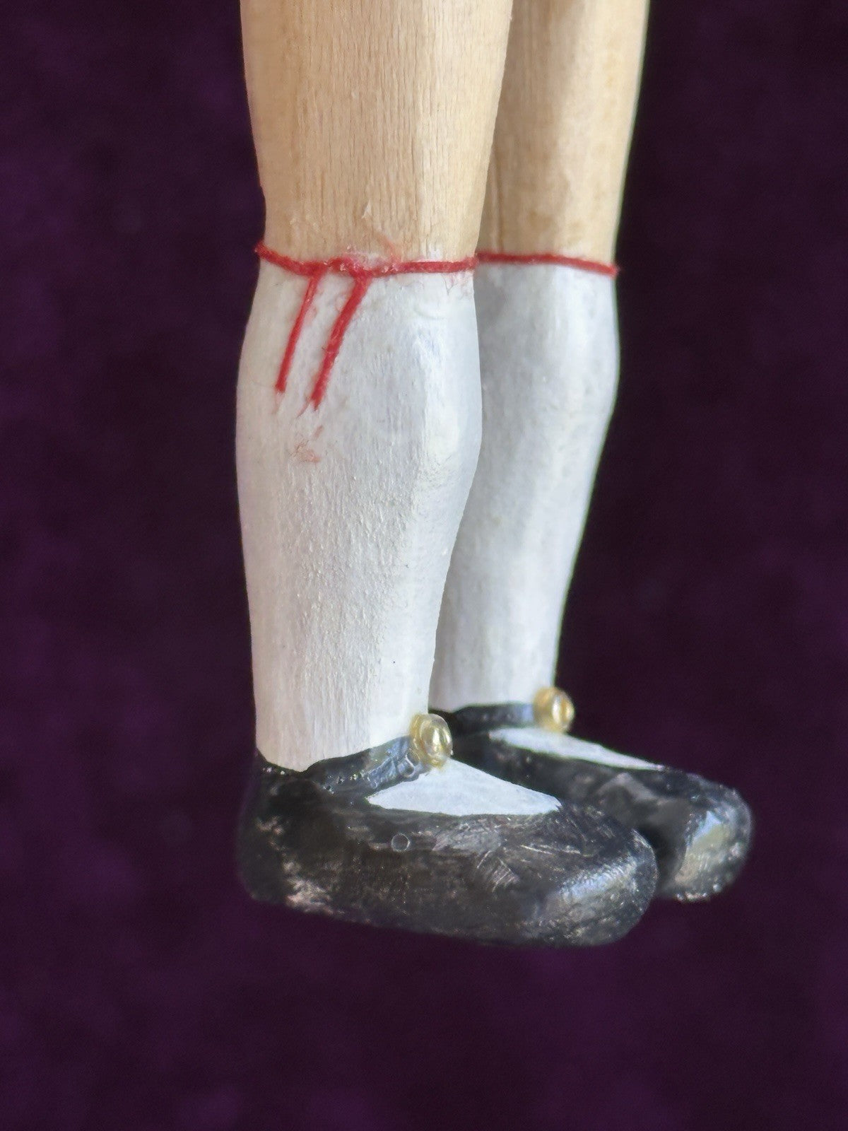 Lot of 2 Hand Carved Hitty Dolls by Natalie Cooper
