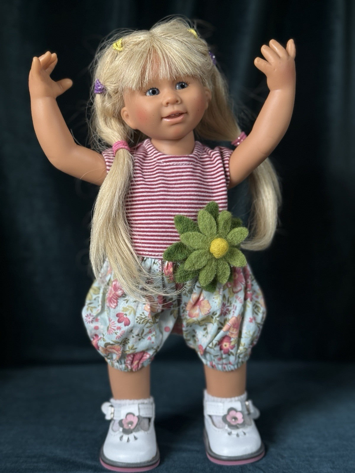 Collectible Artist Wichtel Muller 12” Vinyl Doll “Rosi”