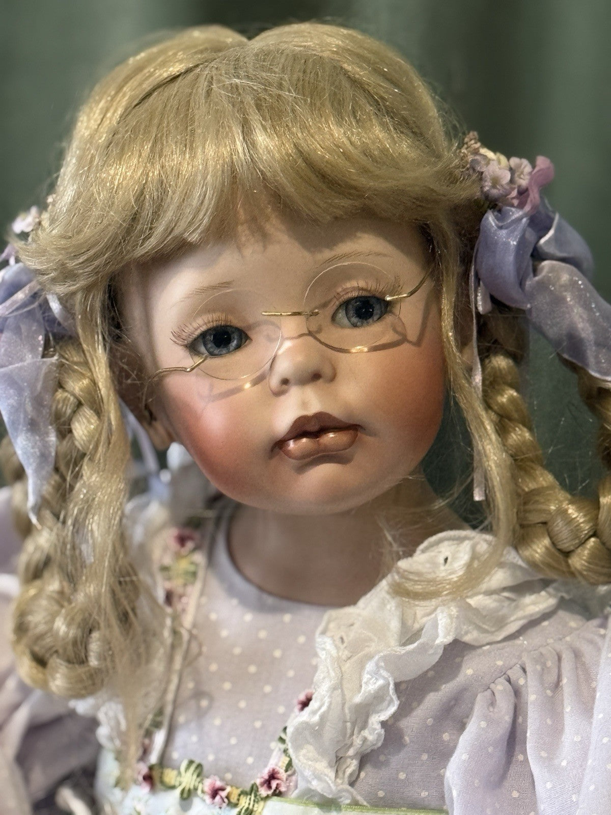 Large Original 42” Porcelain Doll “Stitches” by Donna Rubert LE 1000