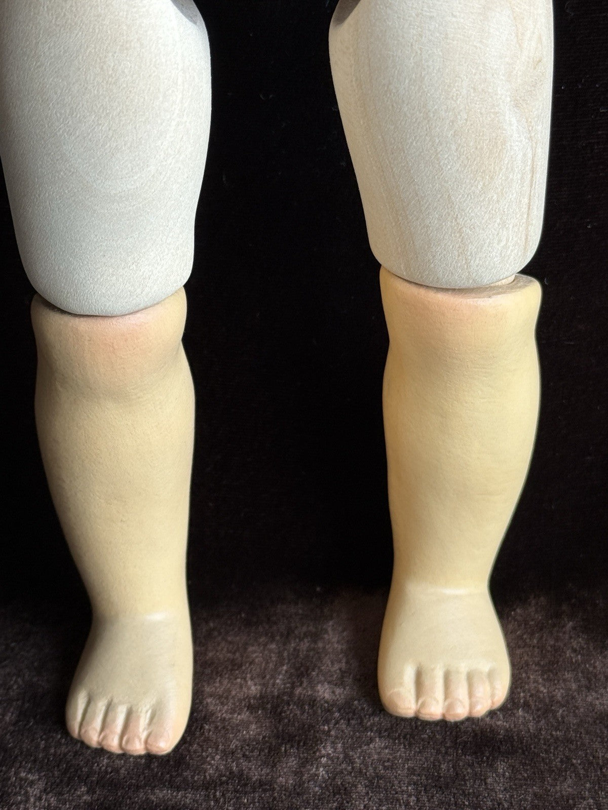 Vintage Italian ADO SANTINI Dolfi 13.5” Wood Carved Jointed Ann Doll LE 2000