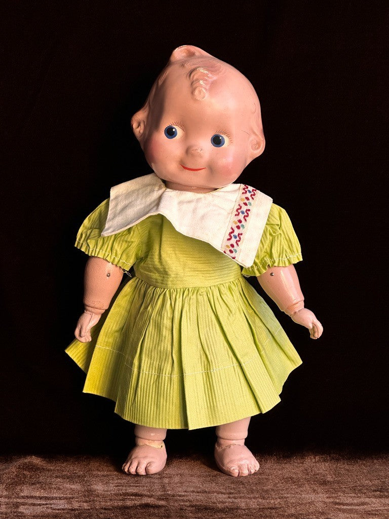 Vintage 11" Cameo Kallus JOY Composition/Wood Doll