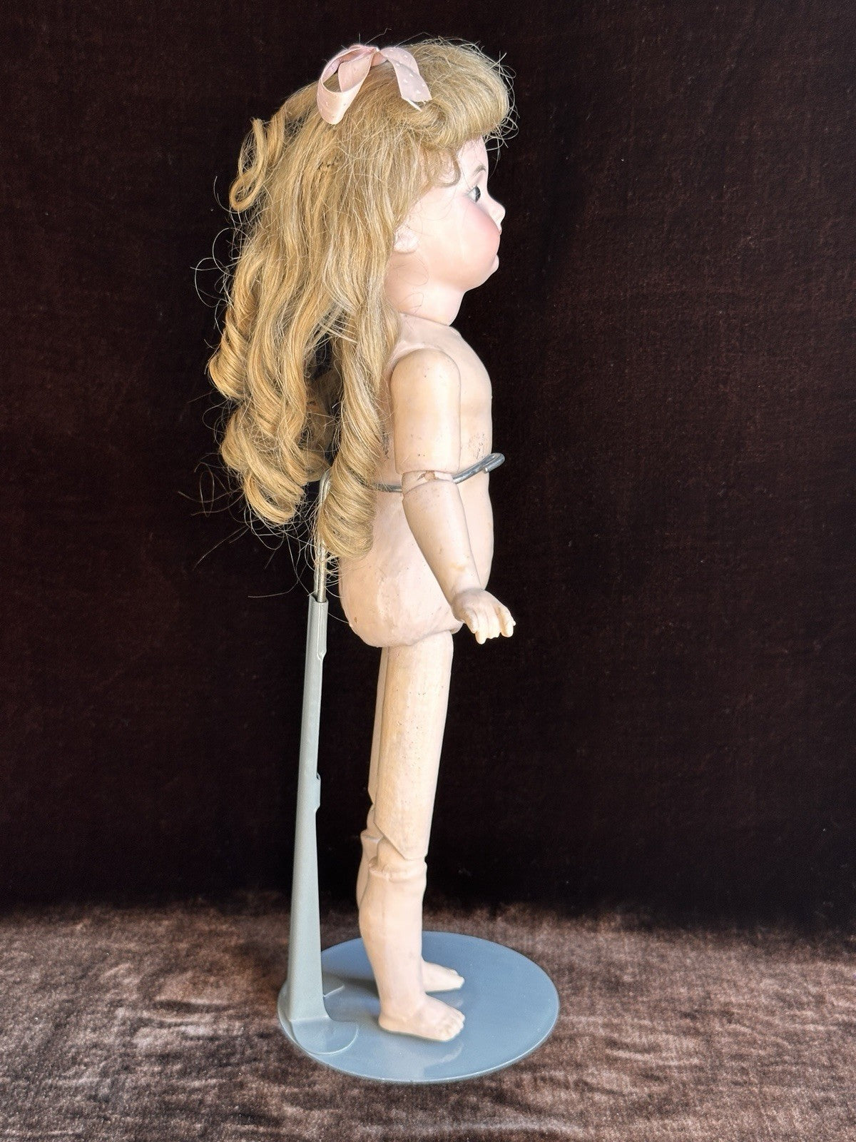 Antique German 14” Armand Marseille 1894 Dep Bisque Head Doll