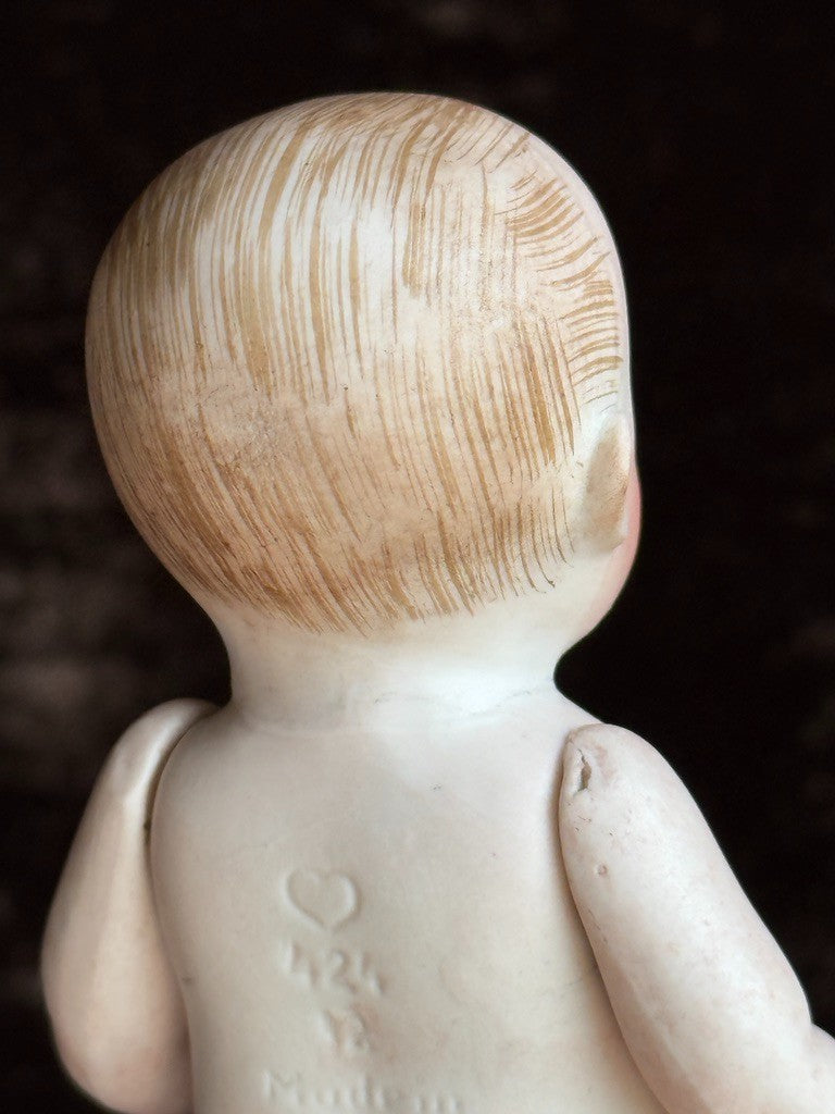 Antique German 5.25” Bahr Proschild 424 All Bisque Googly Doll