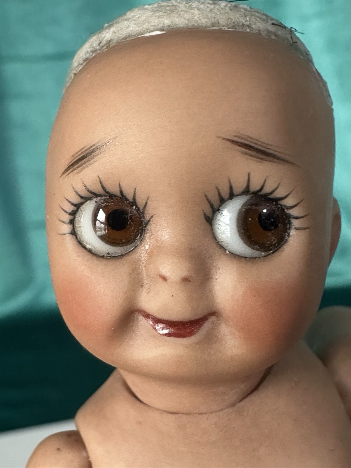 Vintage Reproduction of Antique German JDK 221 Googly Eyes 5” Doll