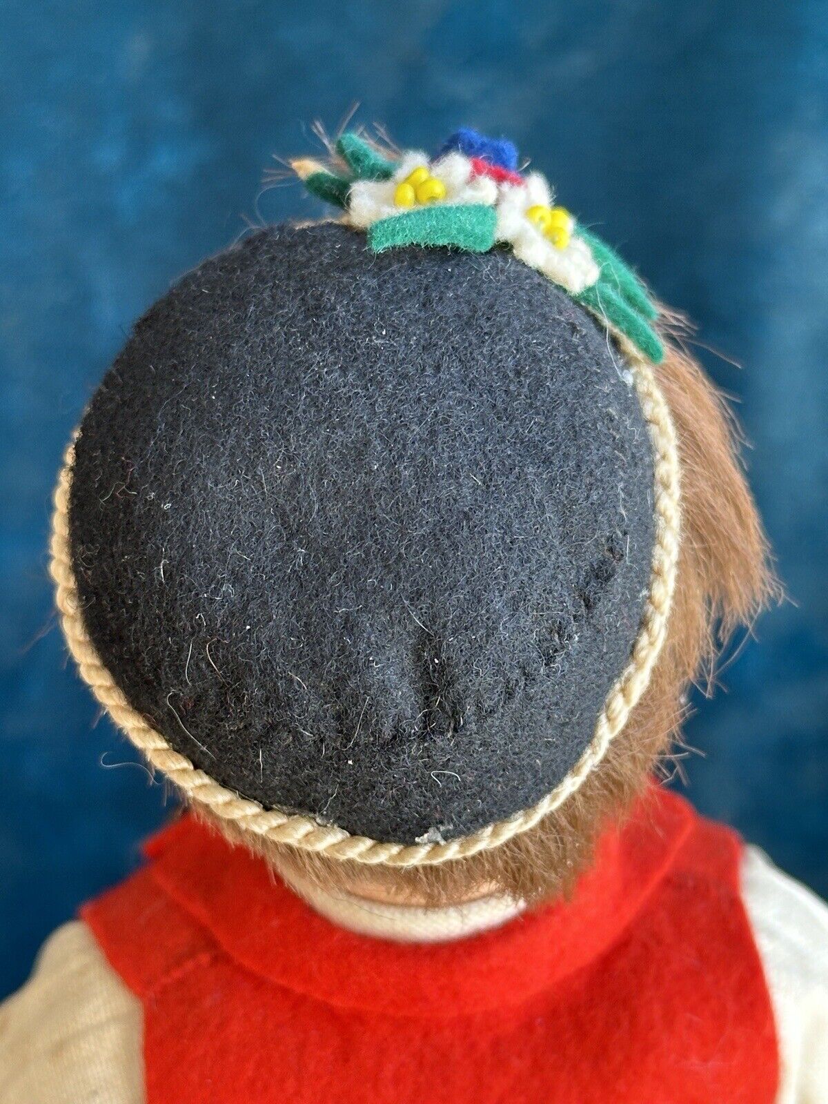 Unidentified Vintage 11” European Cloth Rag Boy Doll