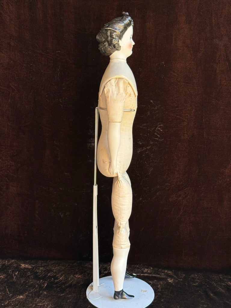 Antique German 20.75” Dornheim, Koch & Fisher Parian Dagmar China Head Doll