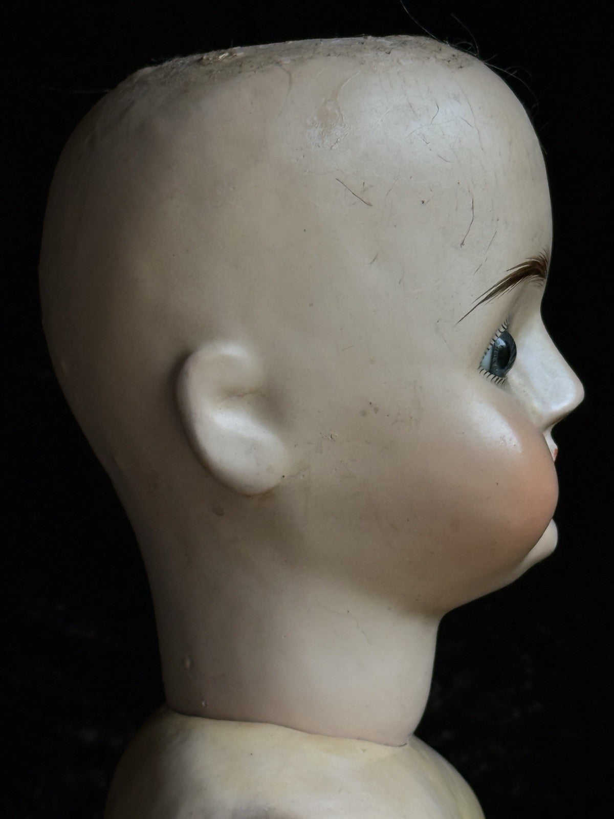 Antique French 21” Tout en Bois All Wood Doll