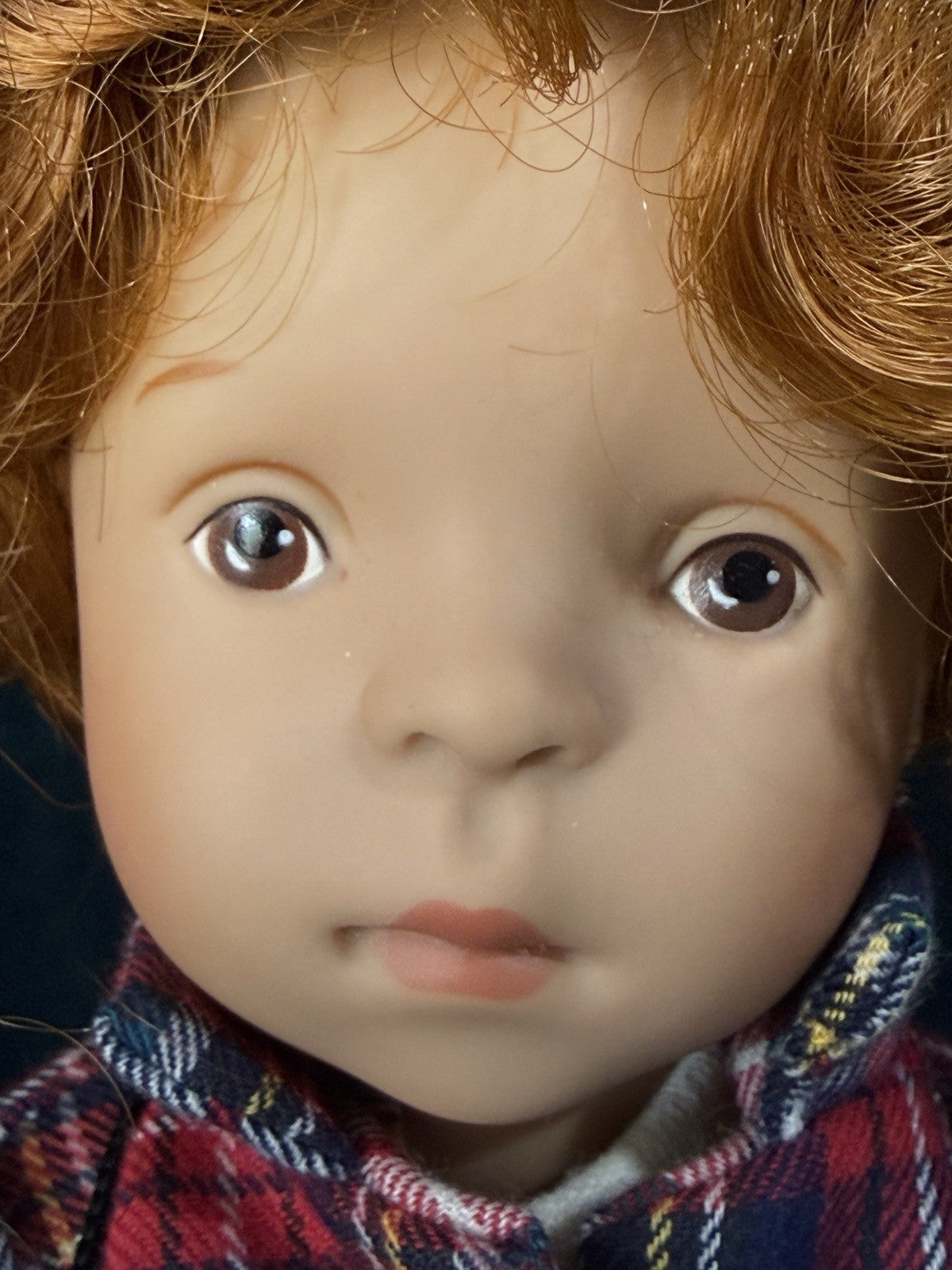 White Balloon Sylvia Natterer Bye Bye Dolly 14” Boy Doll Box/Accessories/Tag