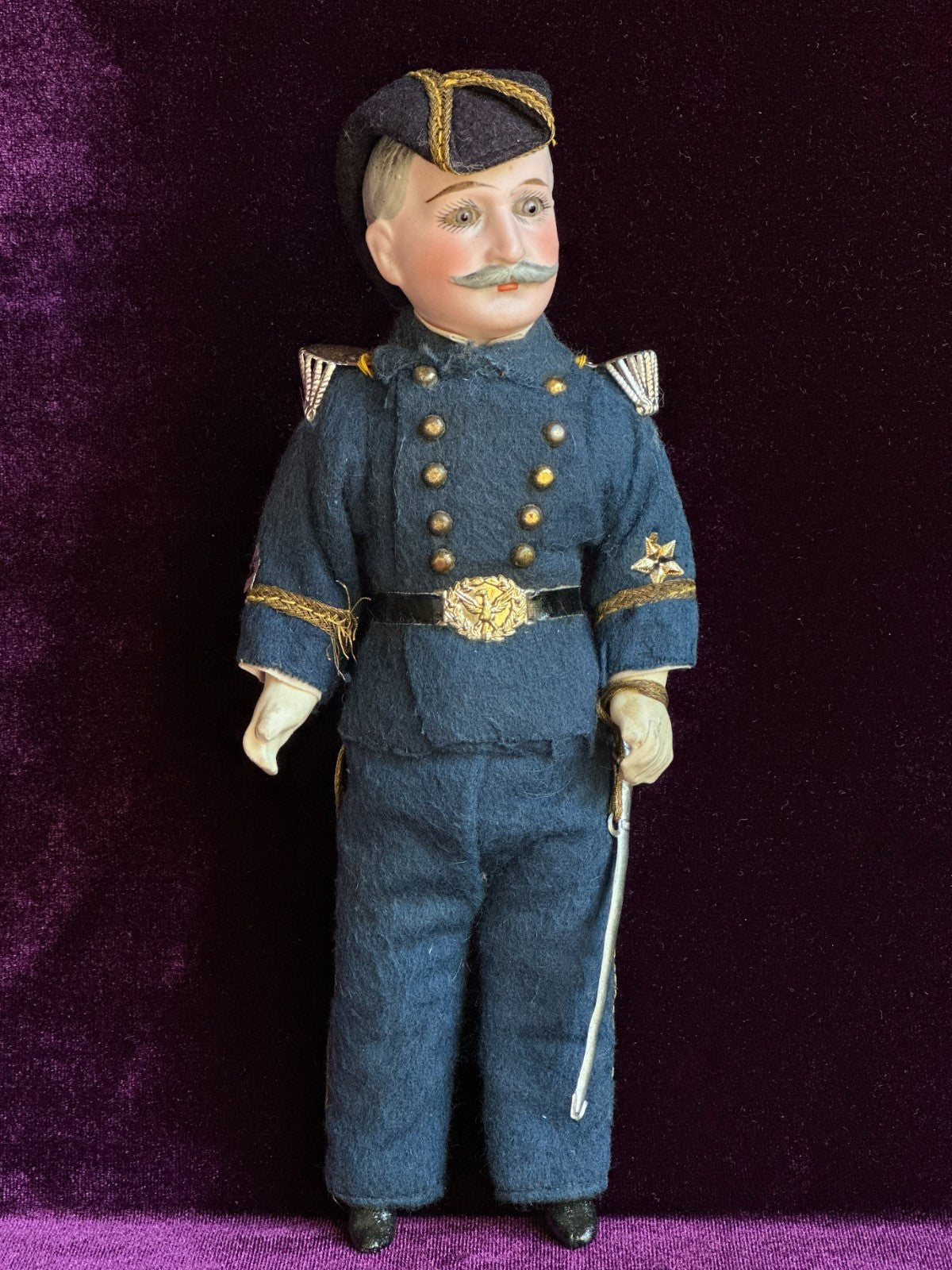 Very Rare 8.25” Antique German Cuno Otto Dressel Portrait Character Bisque Doll