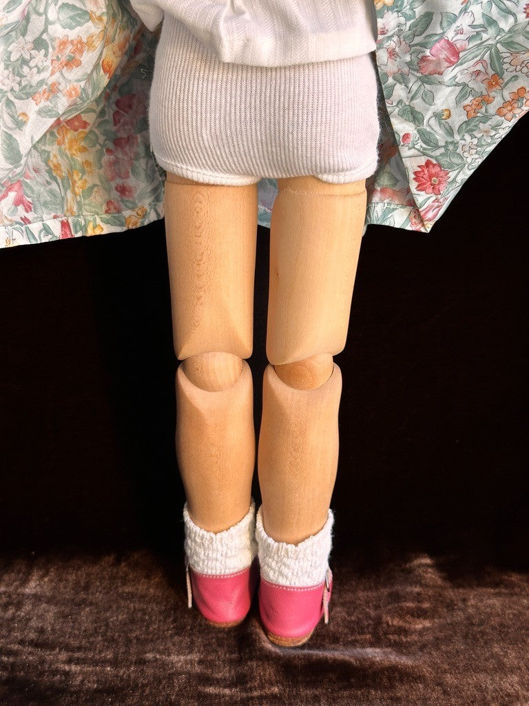 Collectible 19" Wooden/Porcelain Lynne & Michael Roche Emily LE Doll