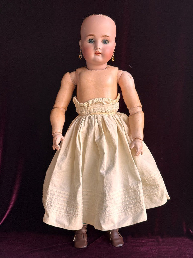 Large Antique German 28" Simon & Halbig Kammer & Reinhardt 73 Bisque Head Doll