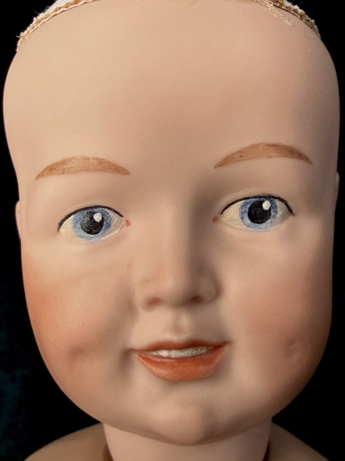 Rare Reproduction of Antique Simon Halbig 151 Smiling Character 15” Doll