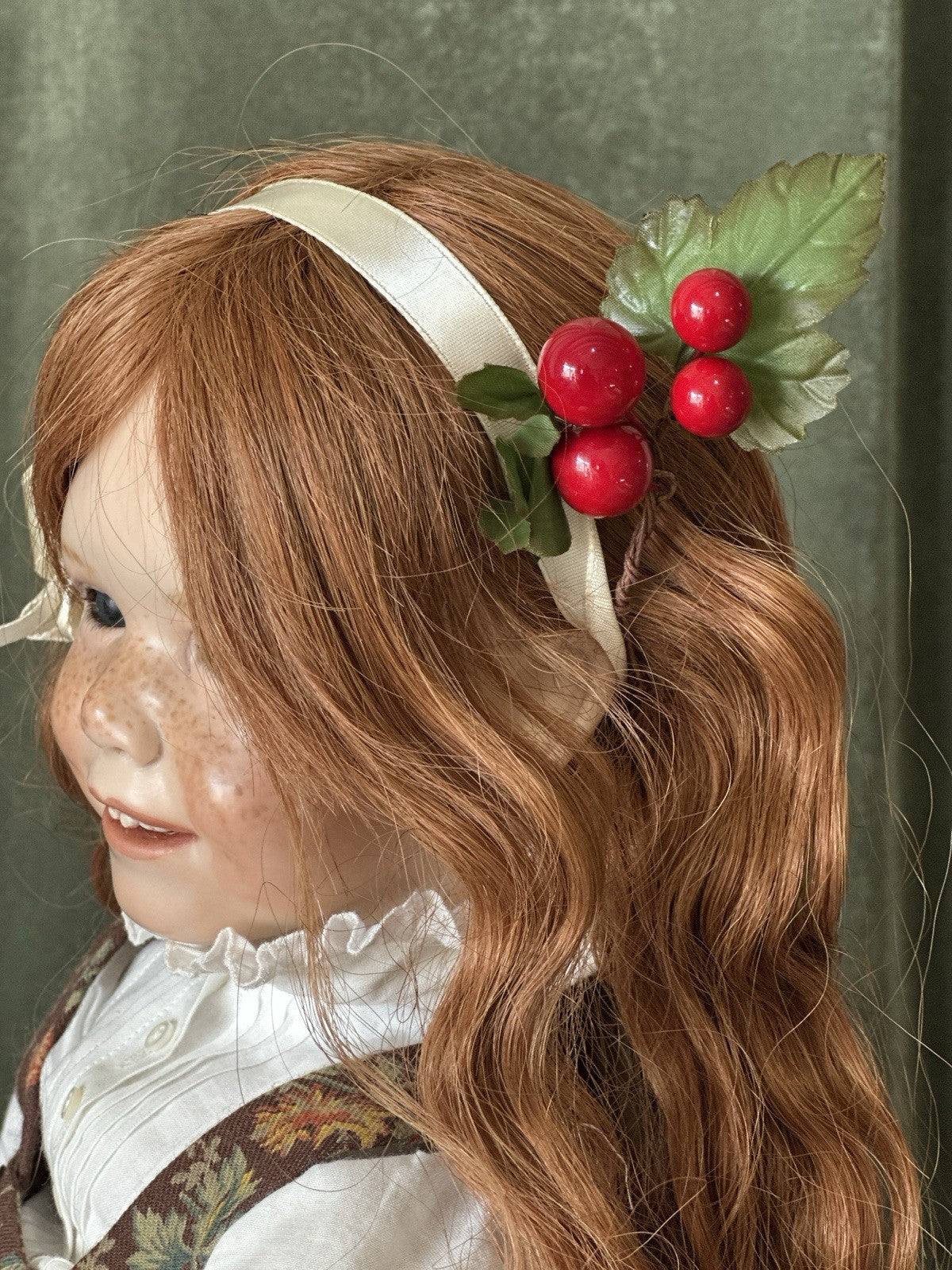 Collectible Artist Susan Krey Baby 22” Doll “Amy” Wax Over Porcelain  LE 50