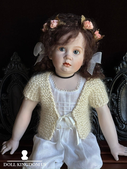 Italian Artist Beatrice Perini All Porcelain Doll Cornelia New with Tag LE 20