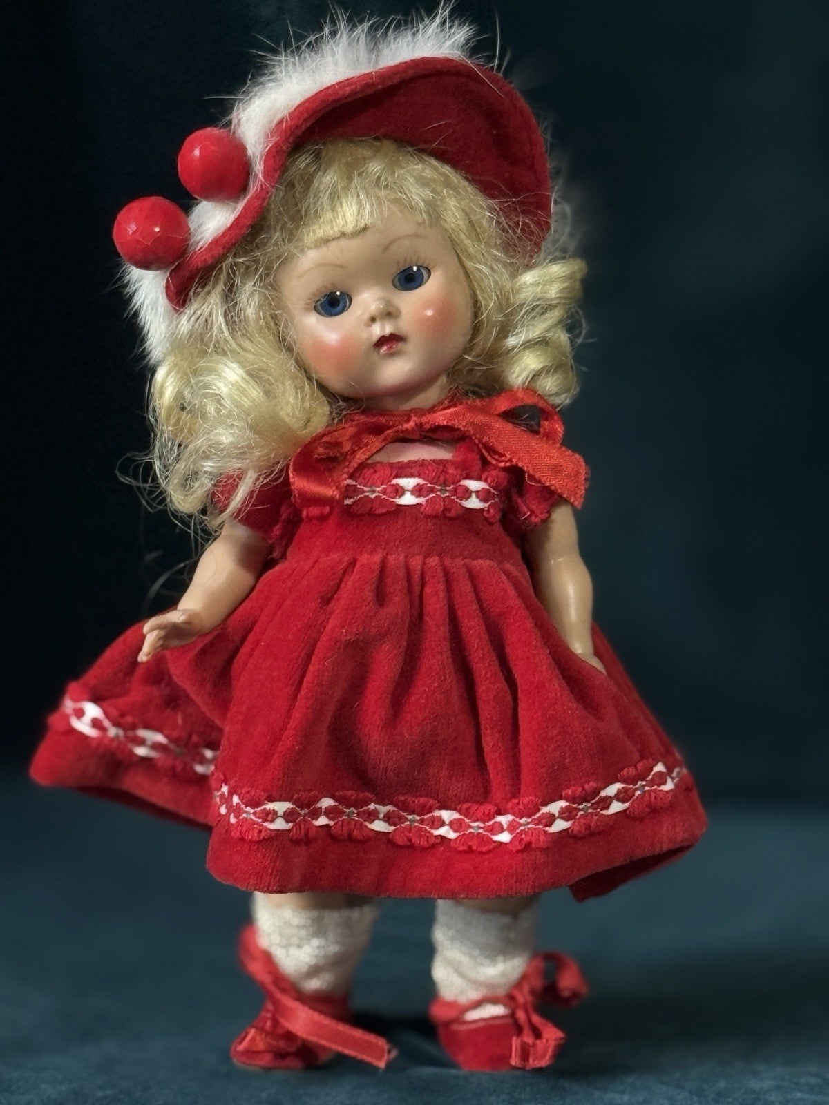 Vintage 1953 Vogue Ginny Doll Ginger #64 Outfit Model Debutante Series