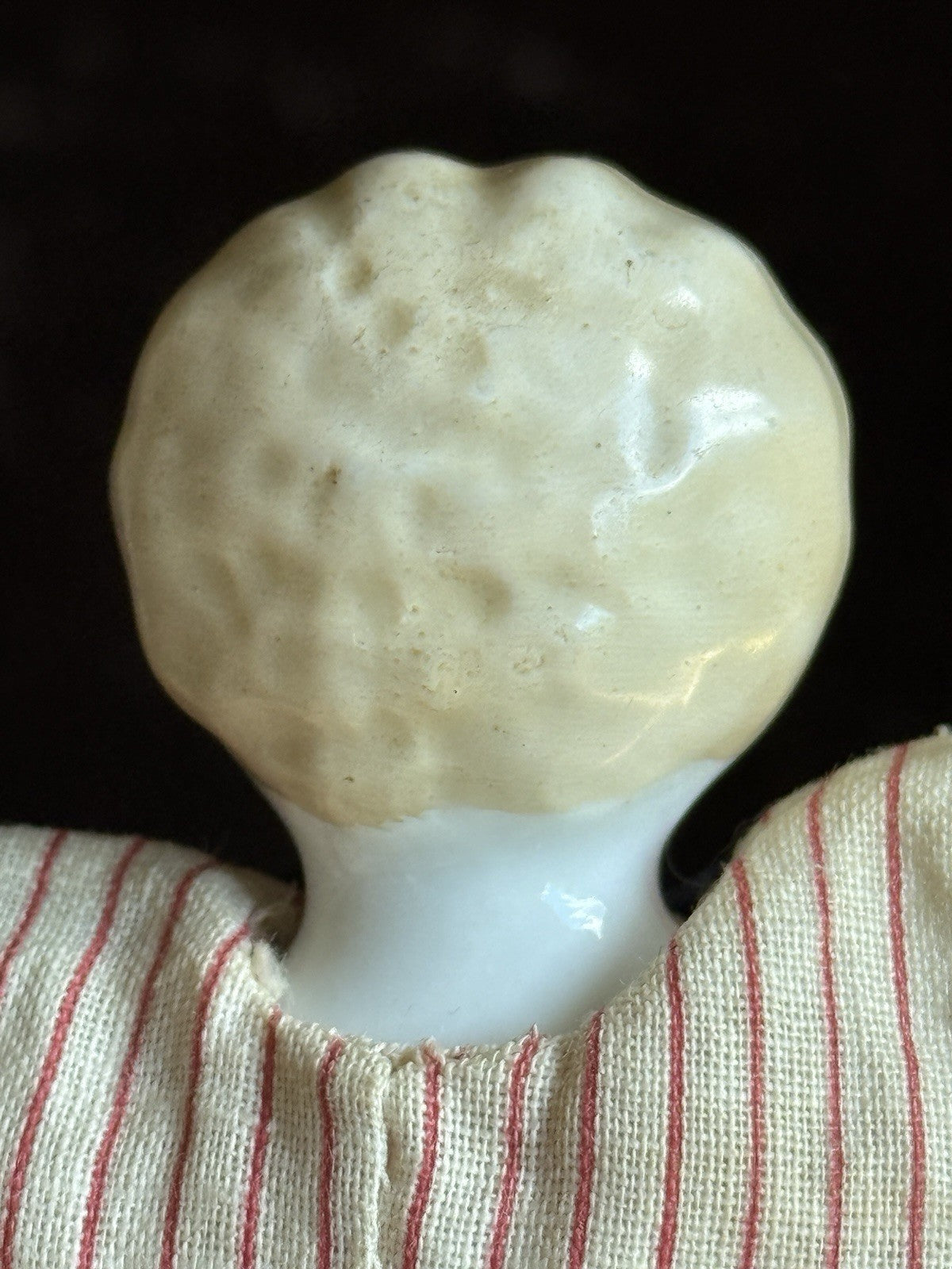 Antique German Cabinet Size 8” Lowbrow China Head Male Doll
