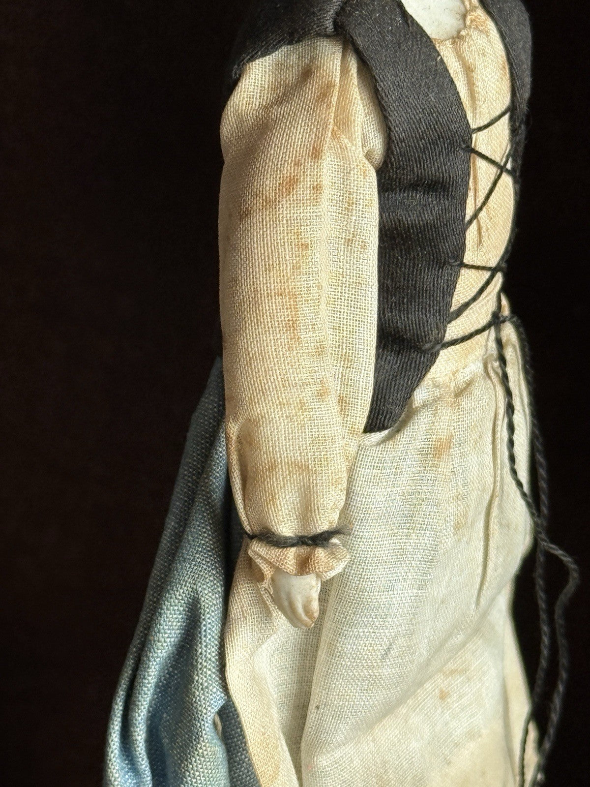 Antique German Cabinet Size 8.5” Lowbrow China Shoulder Head Doll