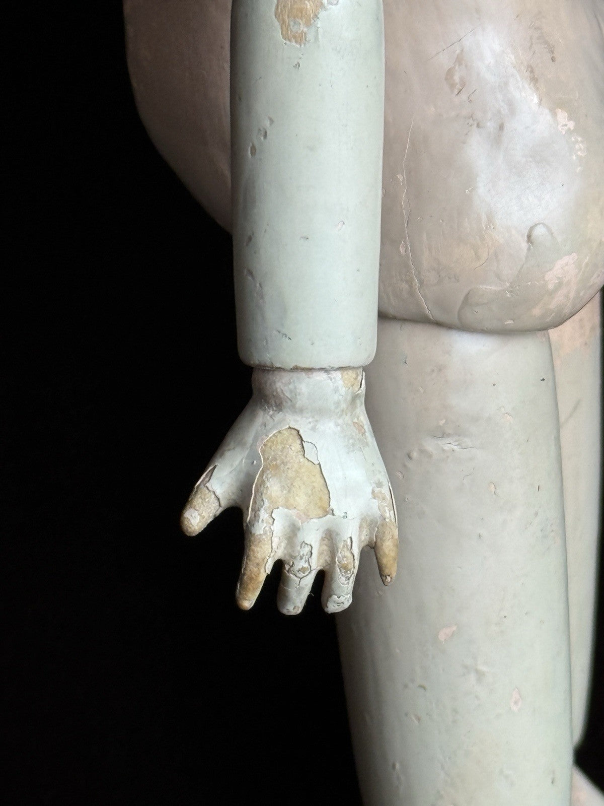 Antique French 13.25” SFBJ (?) Bisque Head Doll
