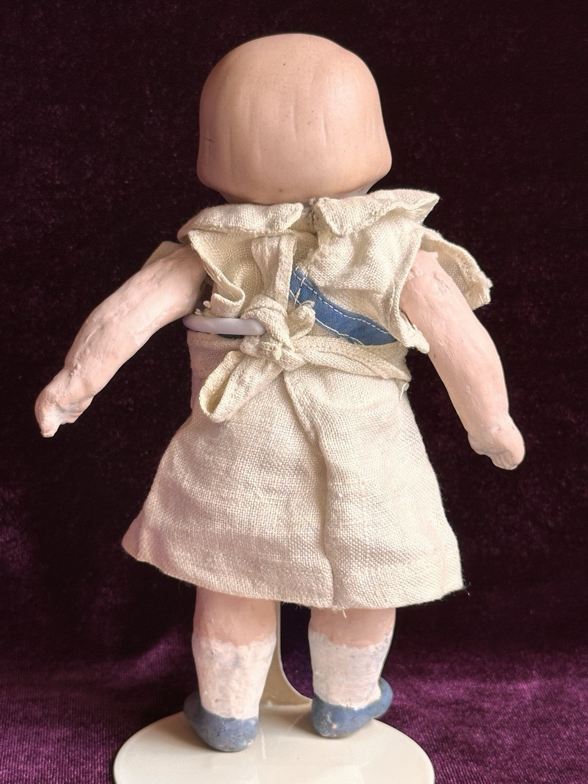 Antique German 6.75” Armand Marseille 210 Googly Eyes Bisque Head Doll