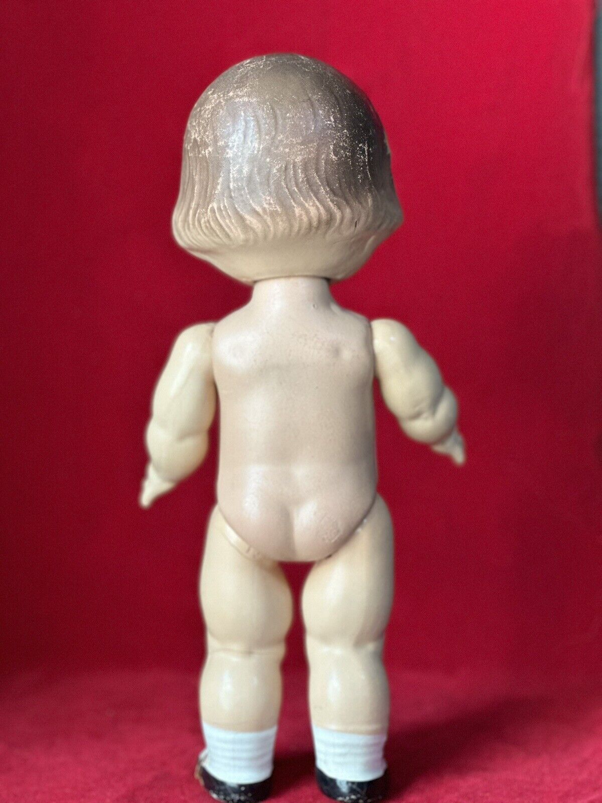 Antique 12” Horsman (?) Unmarked Composition Campbell Soup Kid Doll