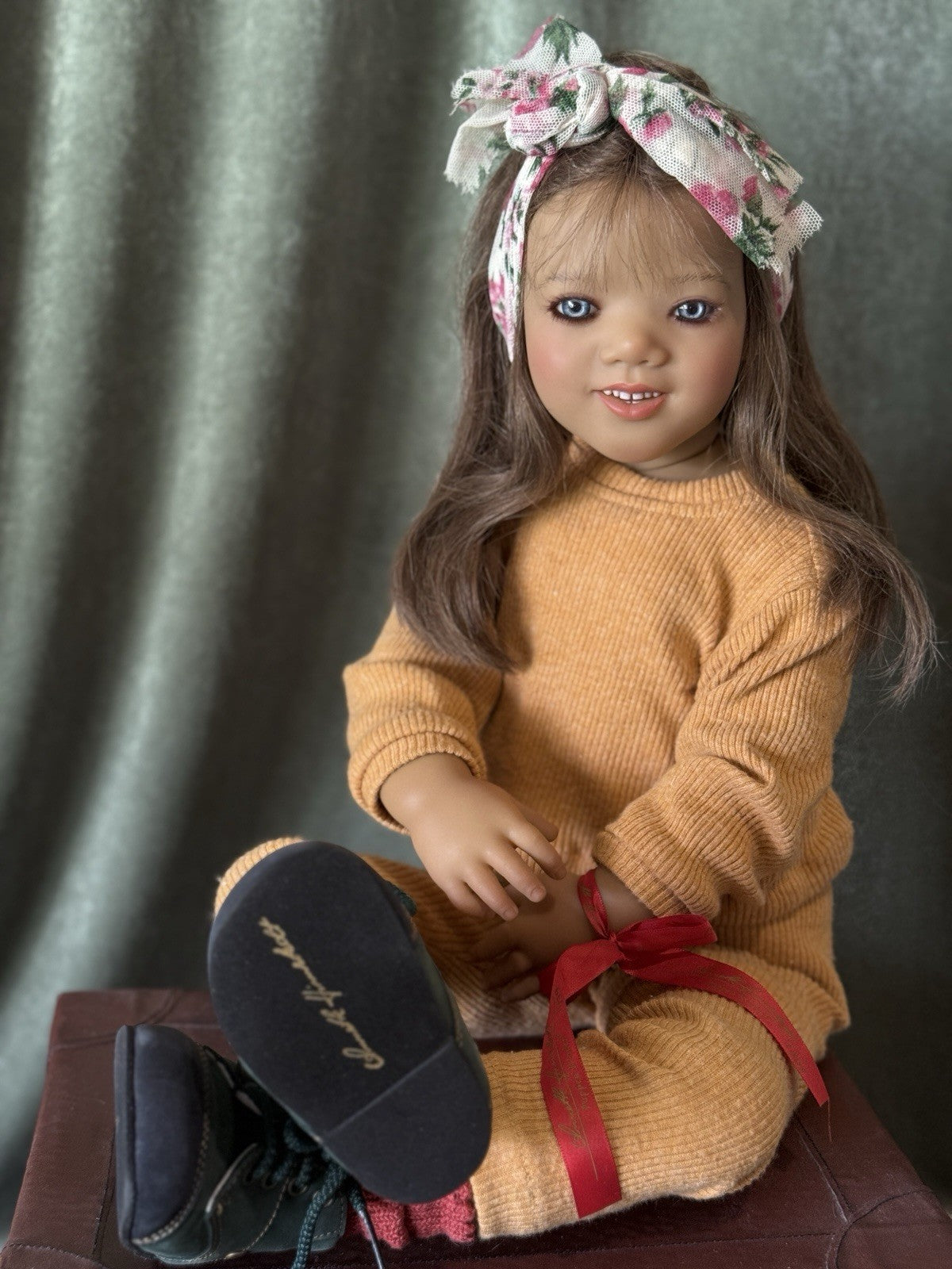 Collectible Vinyl Annette Himstedt 27 1/2” Georgi I Doll 1999 Limited Edition