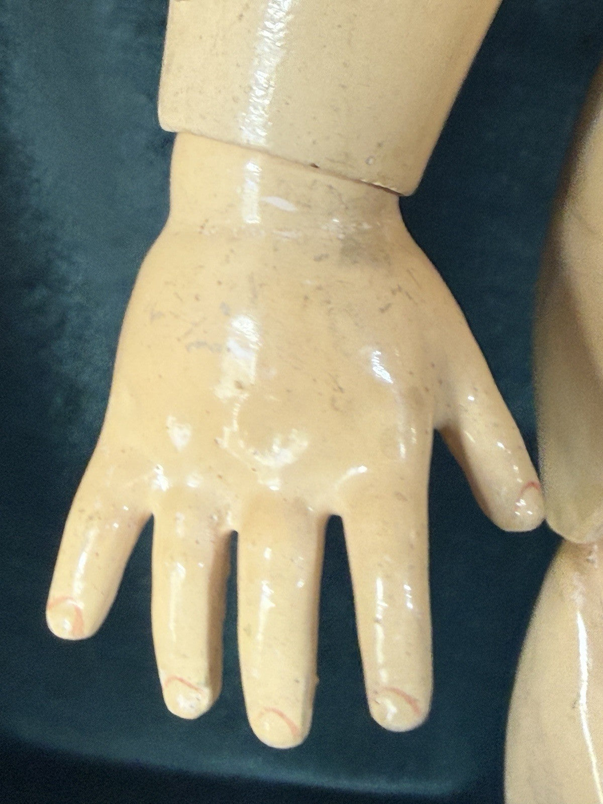 Large Antique German Kestner 164 Bisque Head Composition Body 28” Doll