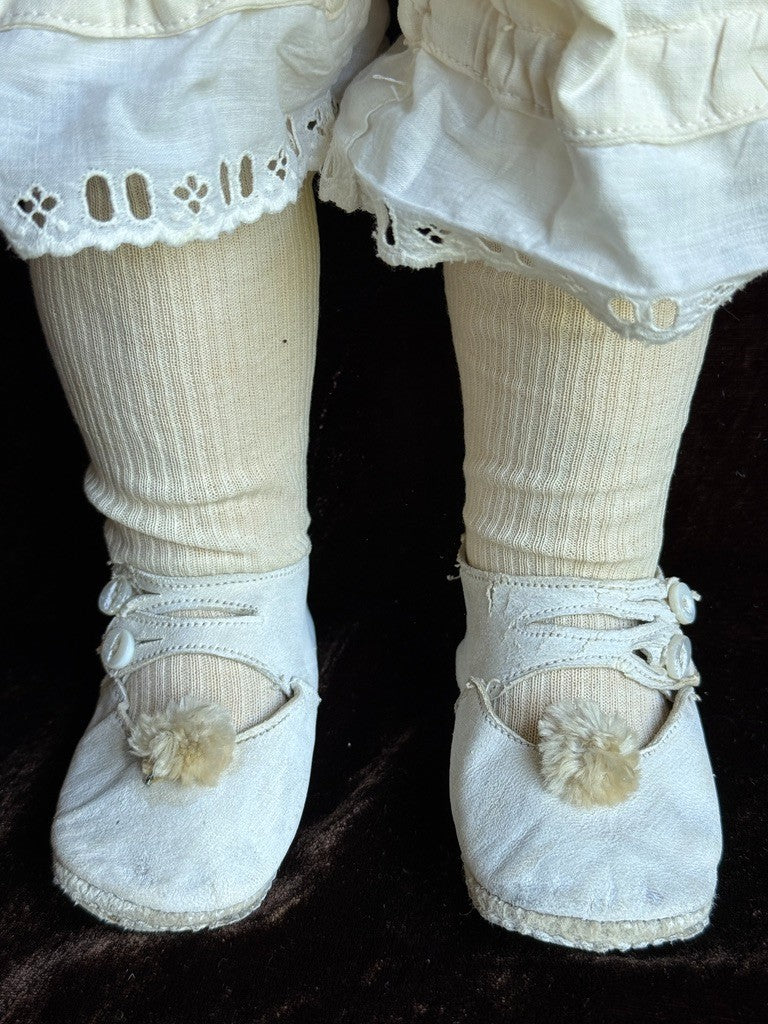 Antique German 29” Simon Halbig  Heinrich Handwerck Bisque Head Doll