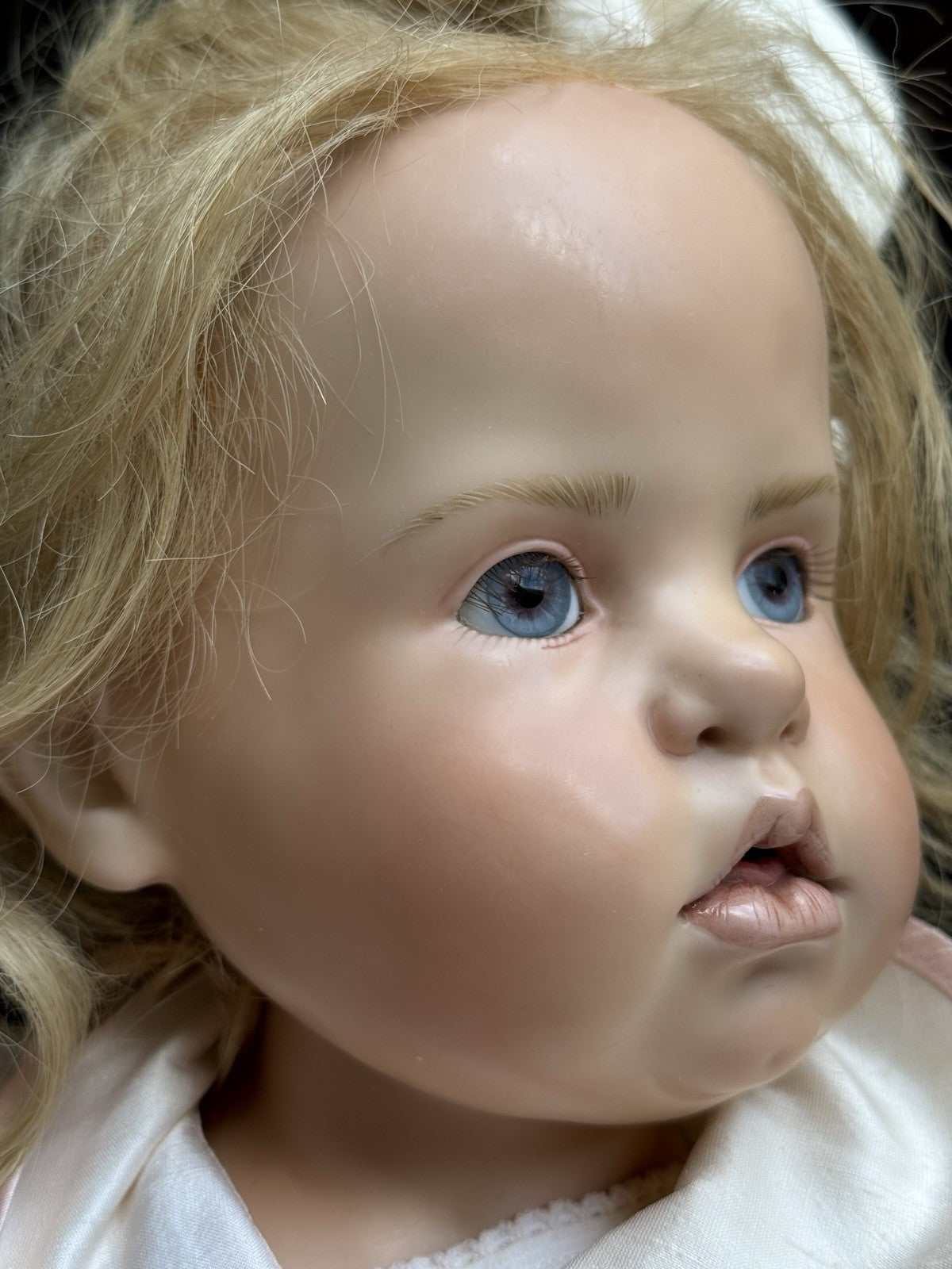 German 23” Hildegard Gunzel Wax Over Porcelain Emily Doll in Box LE USA 25