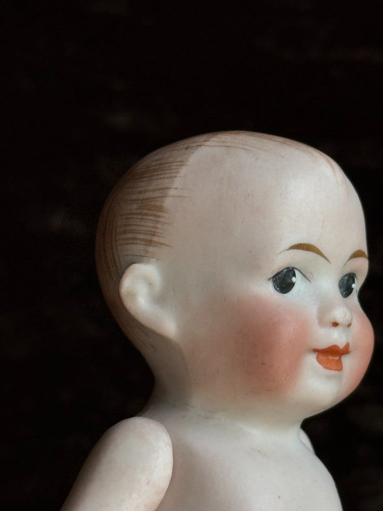 Antique German 5.25” Bahr Proschild 424 All Bisque Googly Doll