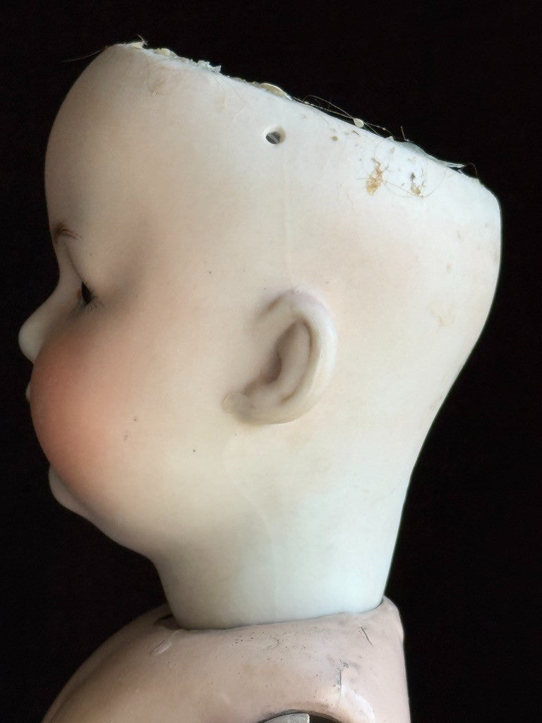 Antique German 16” Gebruder Heubach 10532 Bisque Head Character Doll