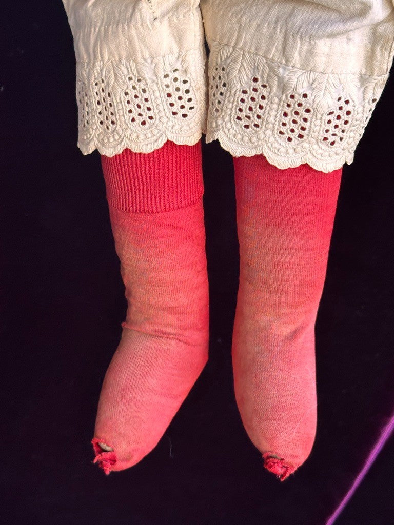 Large Antique German 26.5” Kestner Flat Top China Shoulder Head Doll