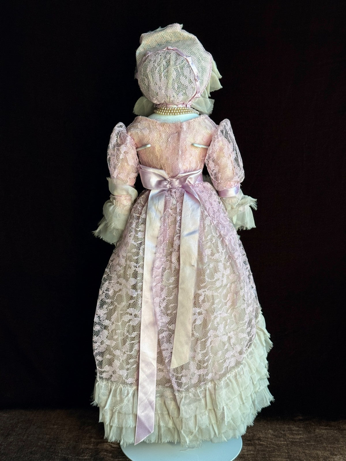 Antique German 22" Bawo & Dotter Brunette China Head Doll