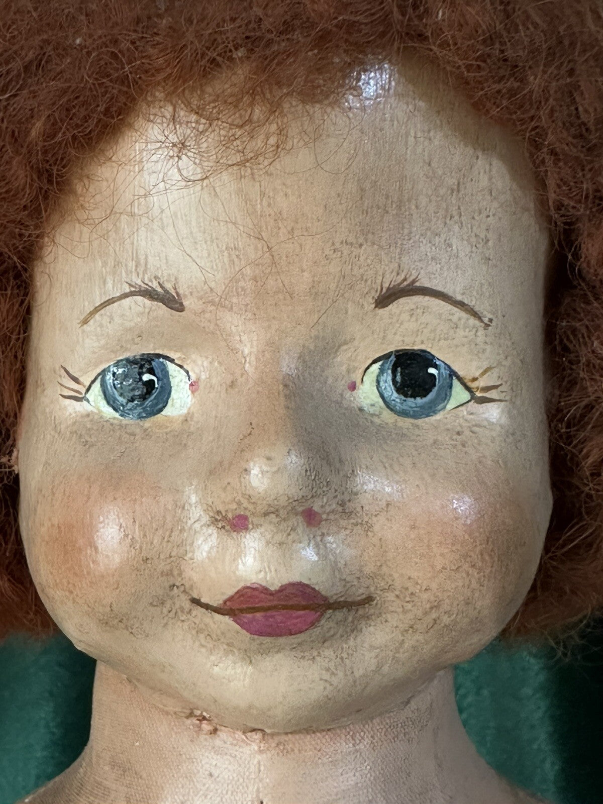 Artist 25” Doll Handmade Oil Painting Over Cloth/Fabric