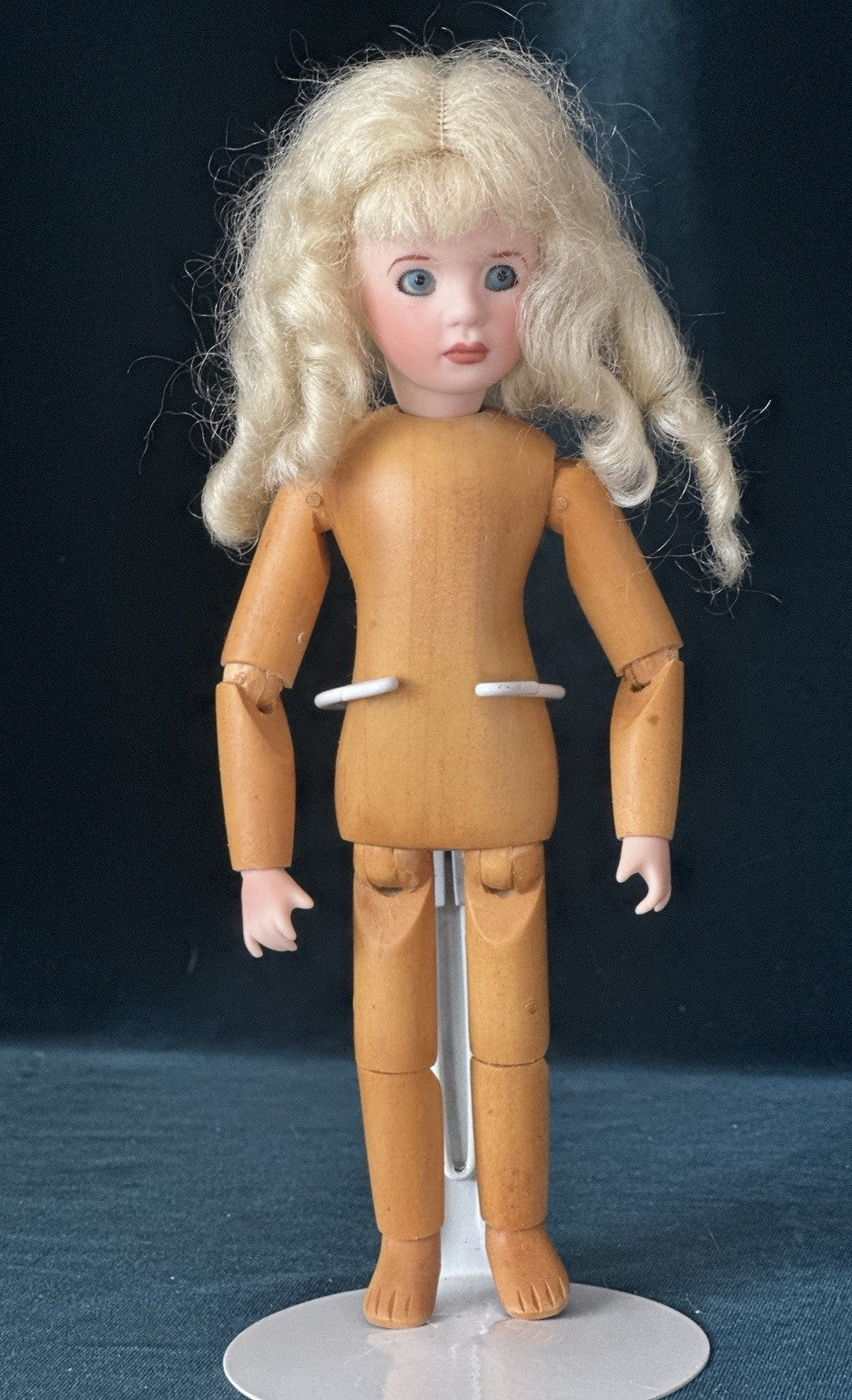 Wooden Jointed Wendy Lawton “Claire Jolie” 8” Doll LE 300 For UFDC Convention