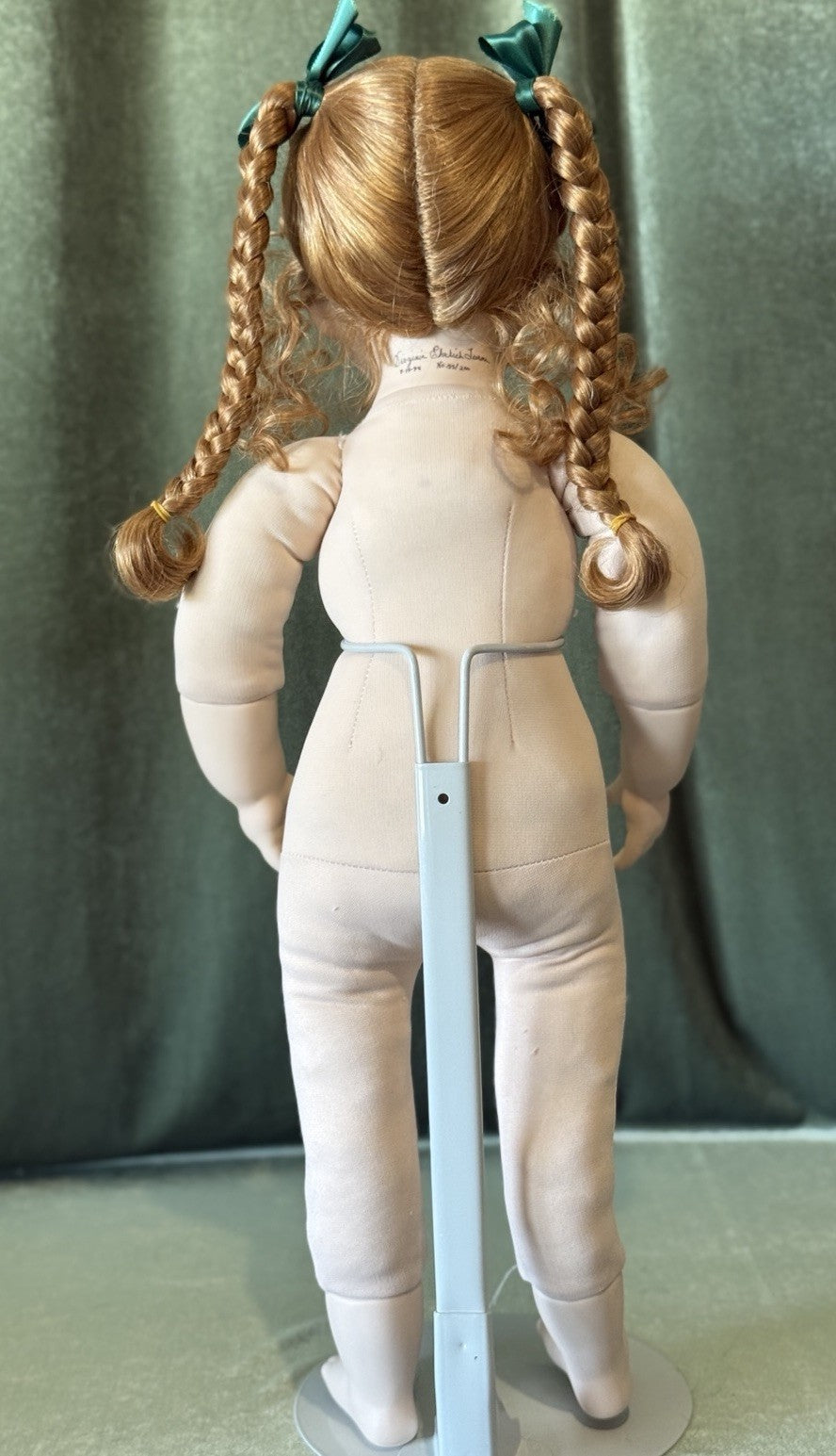 Collectible Porcelain 26” Girl Doll By Virginia Turner LE 200
