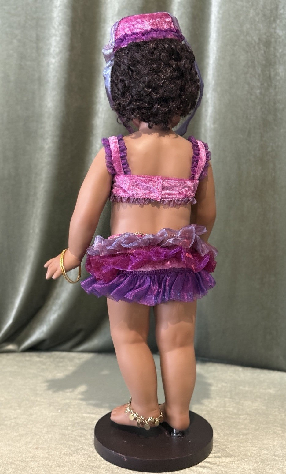 Collectible Porcelain 26” Doll “Belly Dancer” by Monika Levenig LE 250 Tag/COA