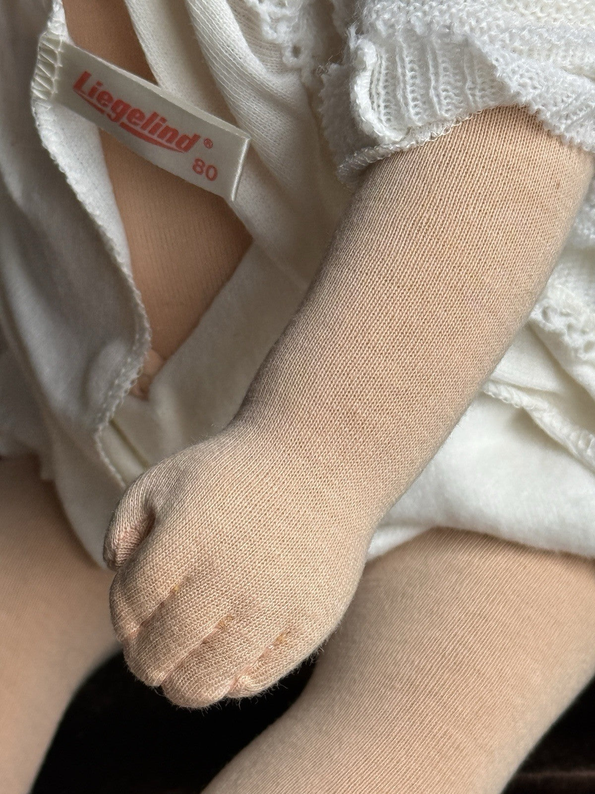 Rare Vintage German 20” Kathe Kruse Träumerchen Sand Filled Hospital Baby Doll