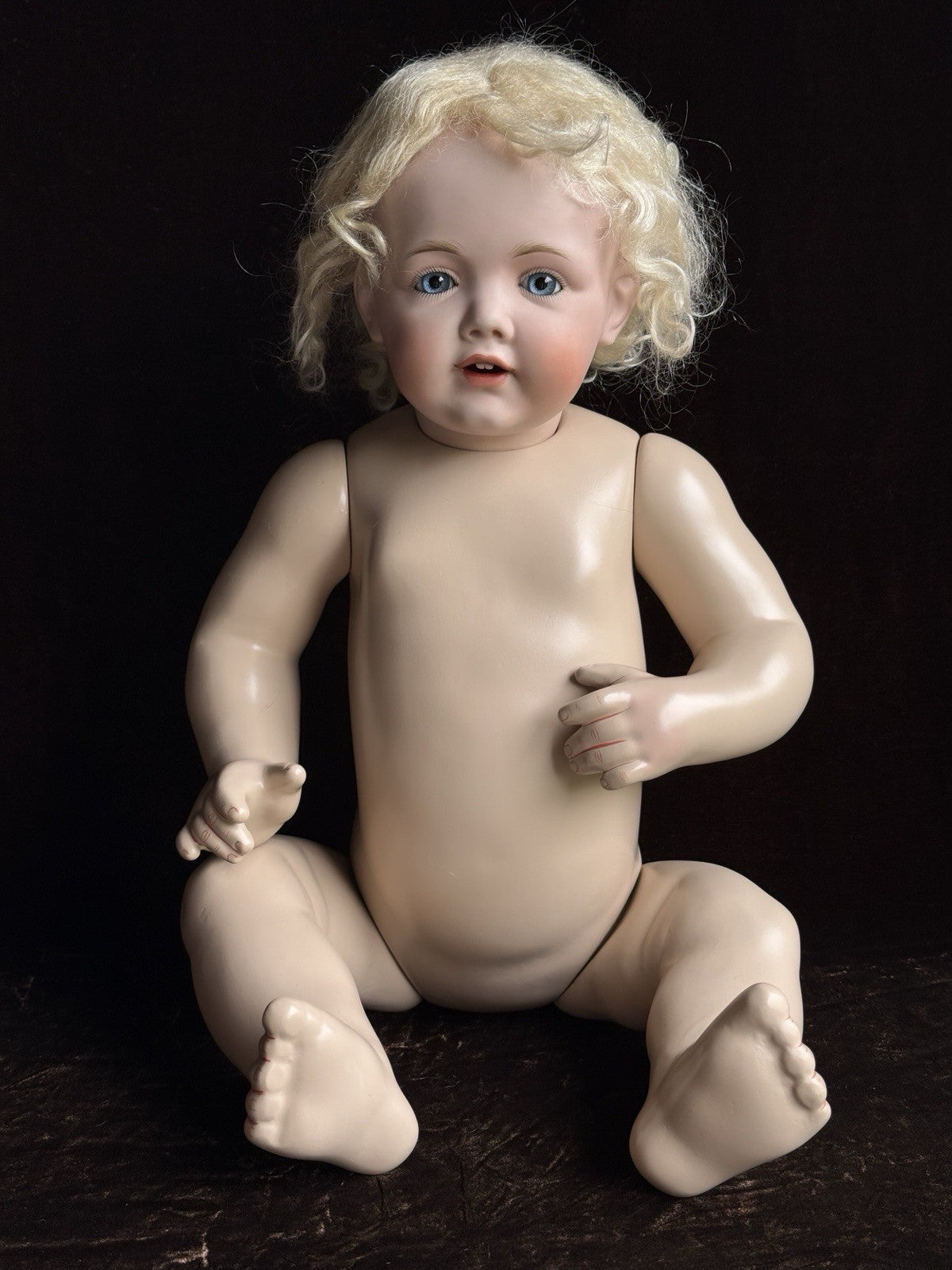 Colleen Phillips Porcelain Compo 22” Repro of Antique Kestner 237 Hilda Doll