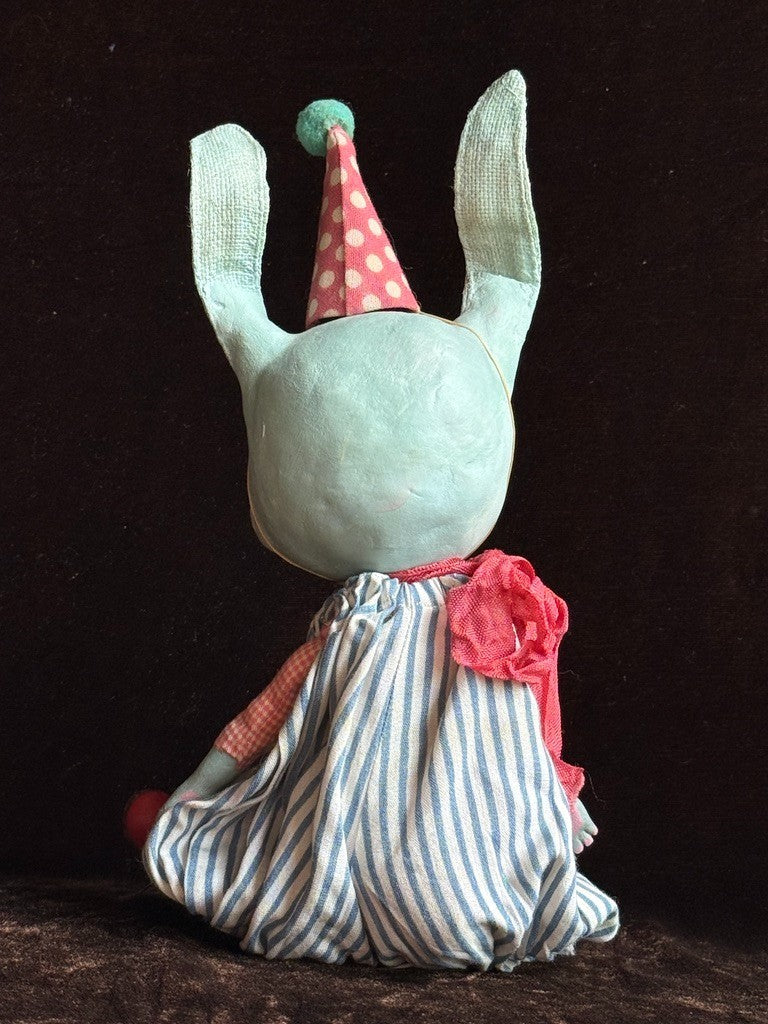 OOAK Russian Kardenchiki Artist Karina Burkatskaya 9.25" Bunny Monster Art Doll