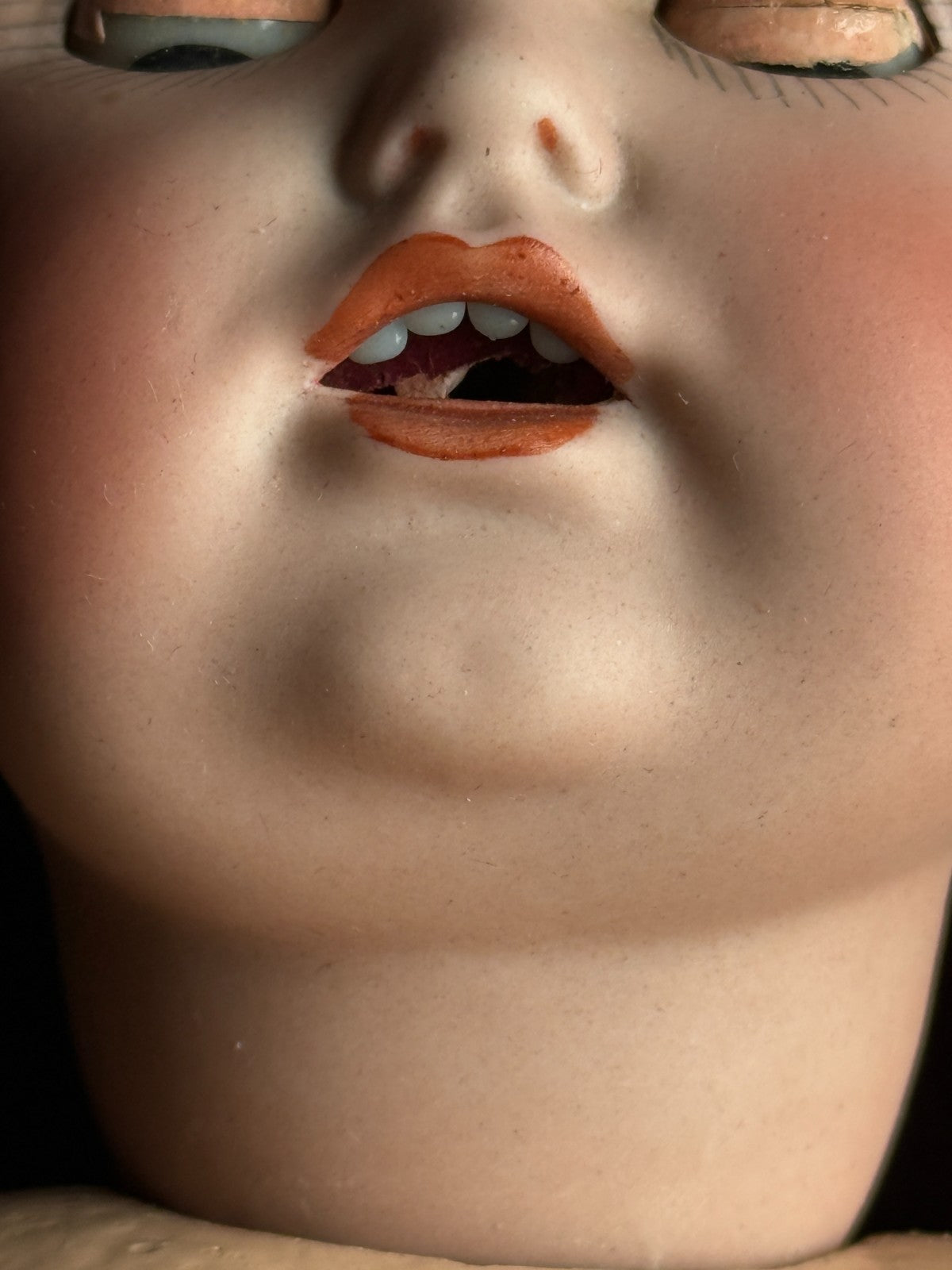 Antique German 17” Kestner JDK 260 Bisque Head Toddler Doll