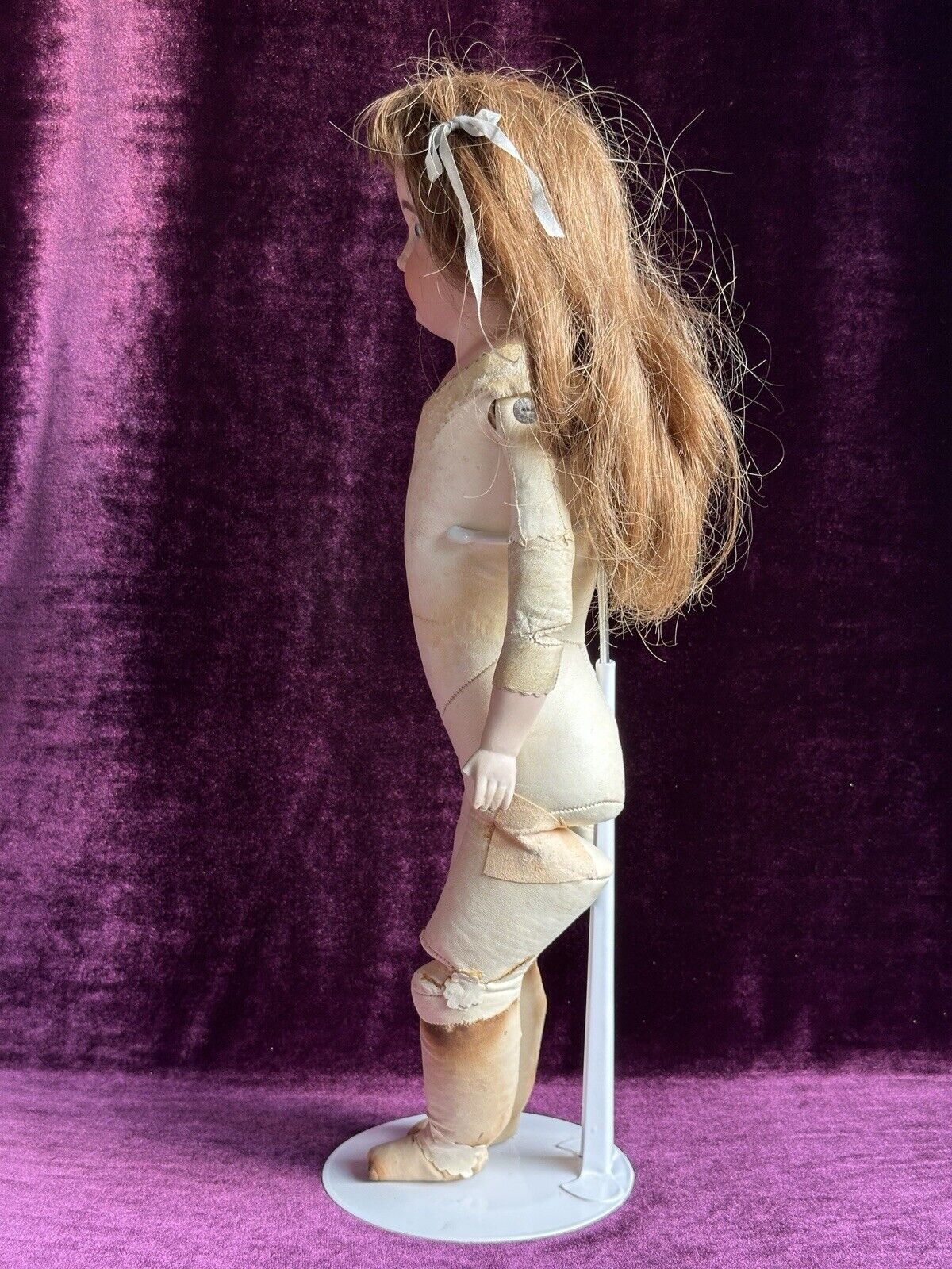 Antique German 18” Cuno Otto Dressel COD 93 (?) C DEP Bisque Shoulder Head Doll