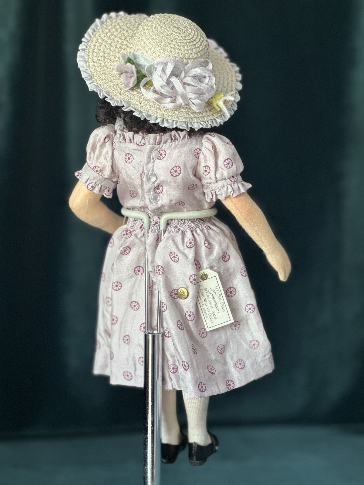 Collectible 11 1/2” John Wright  Genevieve Felt Doll LE 150 Box/Tag