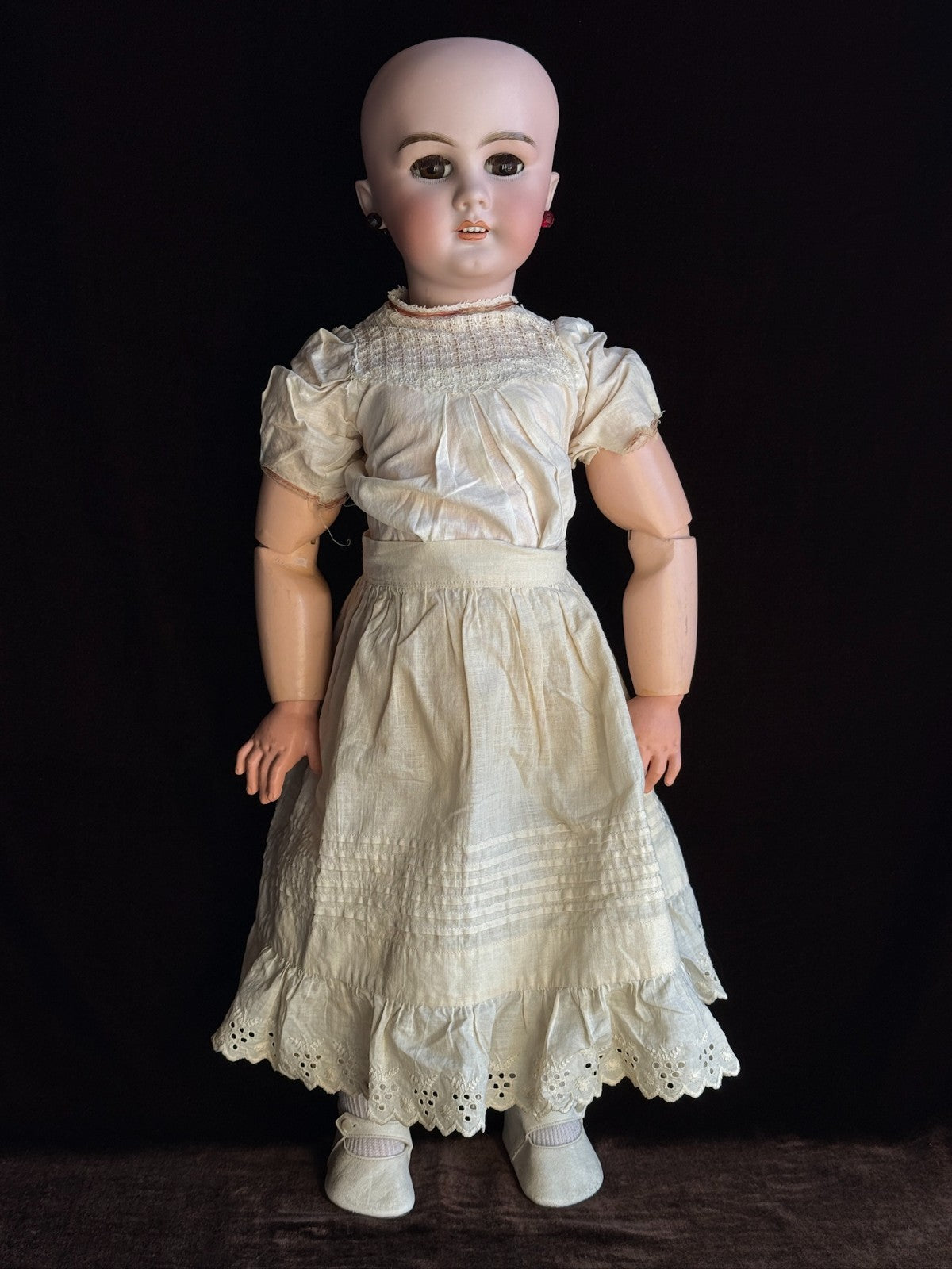 Antique German French 24” Tete Jumeau Simon Halbig Dep Bisque Head Doll