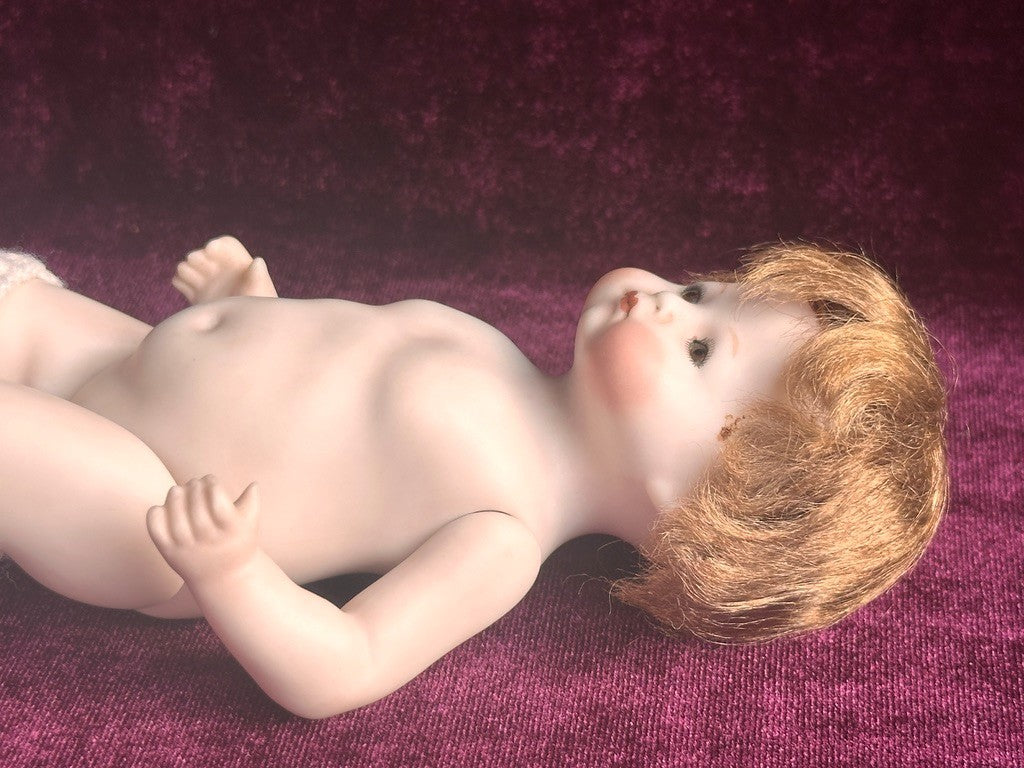 All Porcelain 6” Reproduction of Antique German Grace Putnam Bye-Lo Baby Doll
