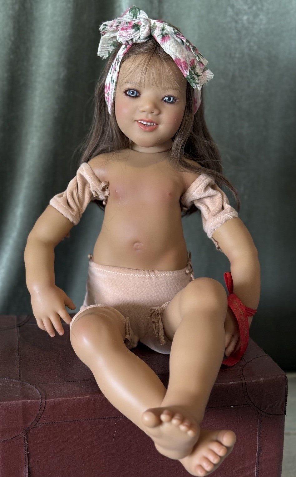Collectible Vinyl Annette Himstedt 27 1/2” Georgi I Doll 1999 Limited Edition
