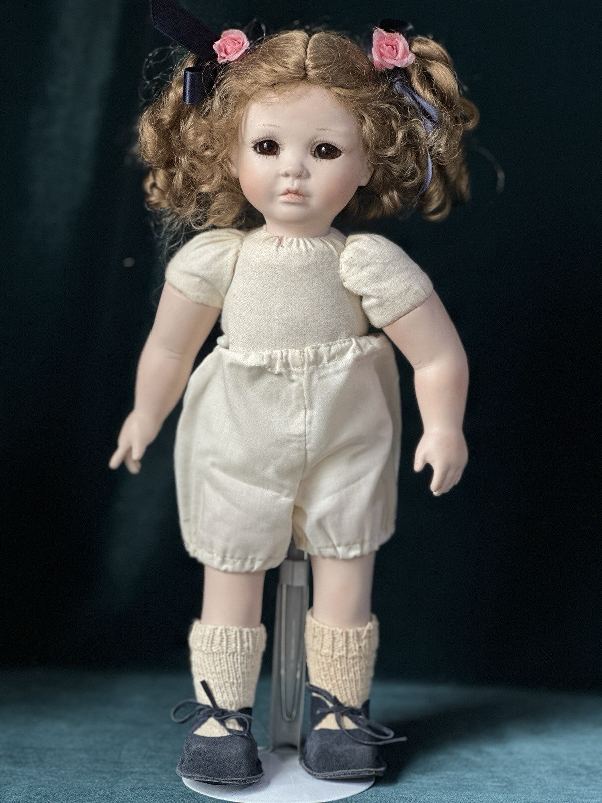 Artist Made Porcelain 15” Doll By Gaby Rademann