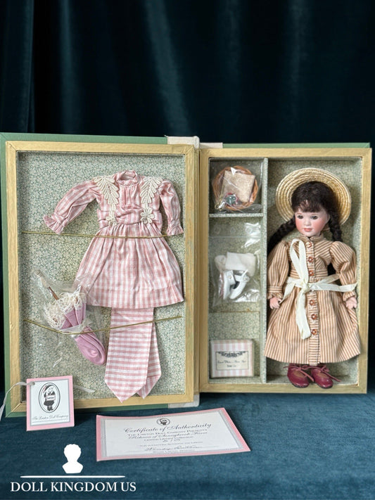 MIB Wendy Lawton “Rebecca Of Sunnybrook Farm” Wood/Porcelain Doll LE 175 COA/Tag